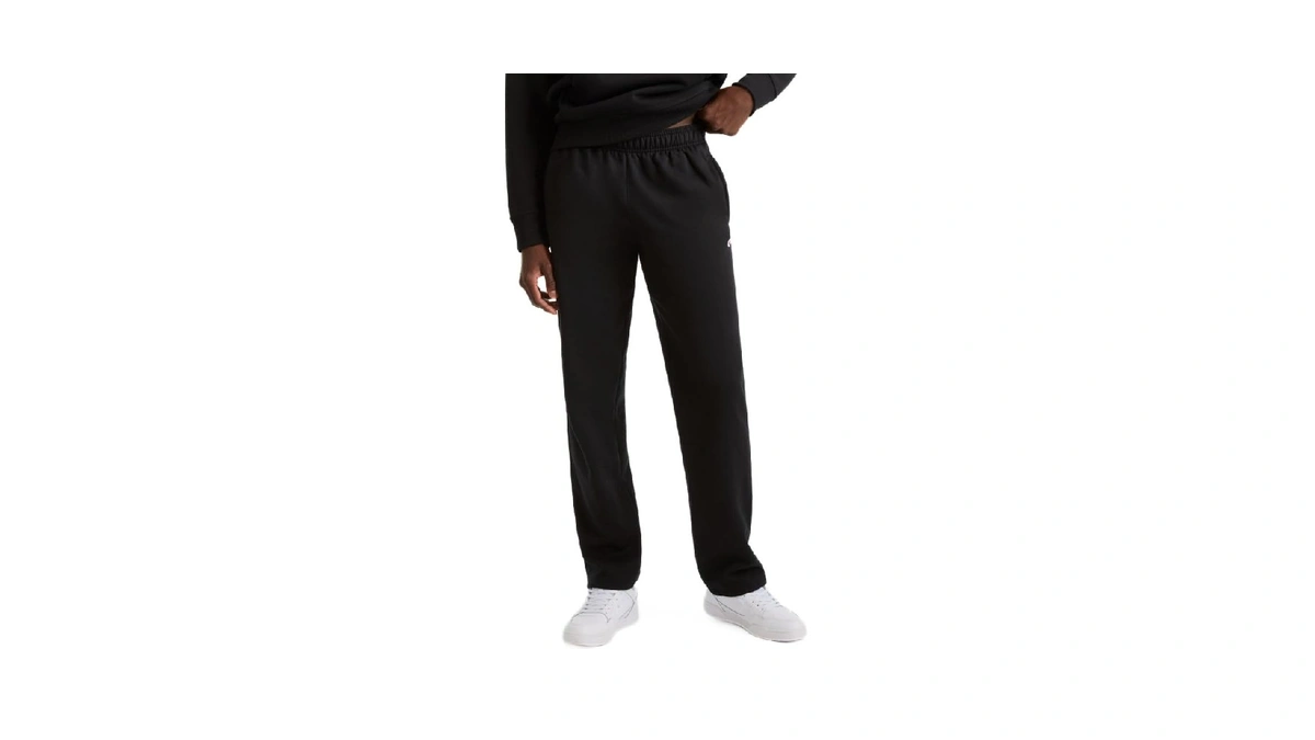 Champion Men's Open-bottom Fleece Sweatpants, Standard Fit, Midweight Fleece, Available