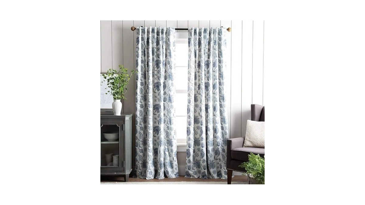 Martha Stewart Jakarta Blackout Rod Pocket/back Tab Window Curtain Panel