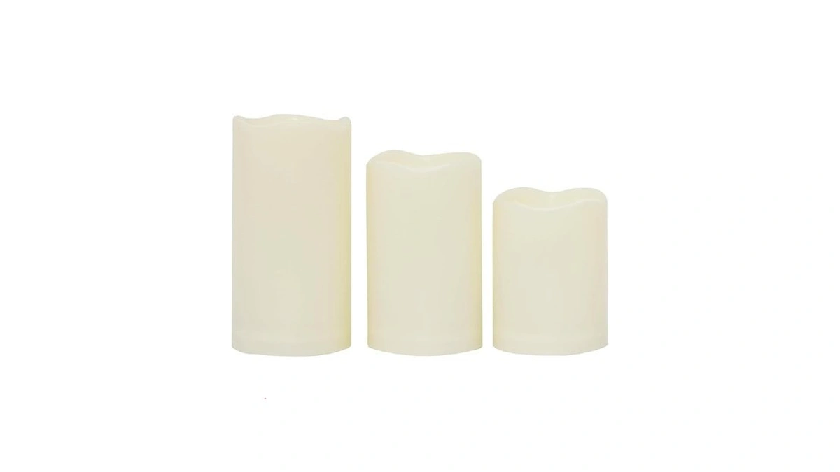 Candle Choice Waterproof Outdoor Battery Operated Flameless Candles Flickering Plastic