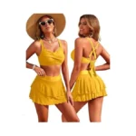 Swim Suits For Women 2026 High Waisted Bikini Swim Skirt
