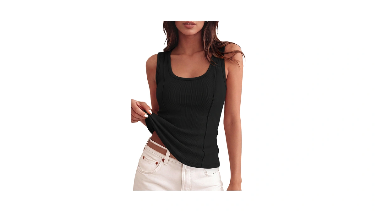Juicici Summer Tops For Women 2026 Trendy Tank Tops Sleeveless