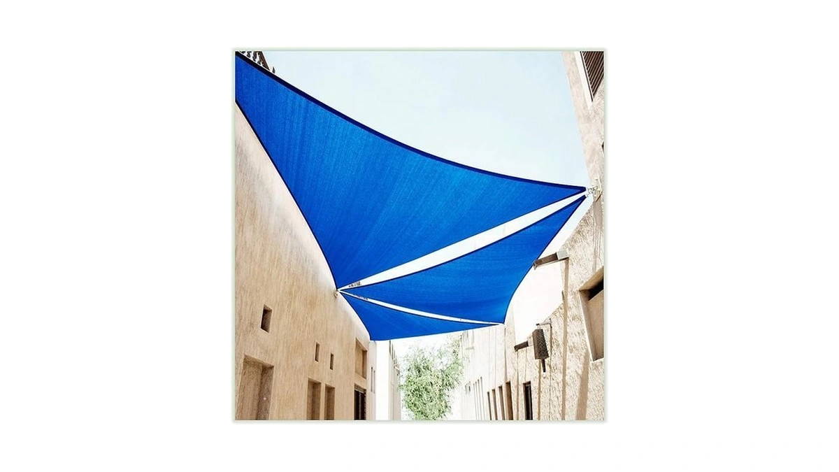 Colourtree 16' X 16' X 16' Blue Sun Shade Sail