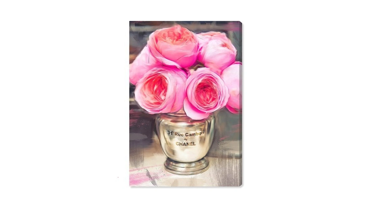 Floral And Botanical Wall Art Canvas Prints 'rue Cambon'