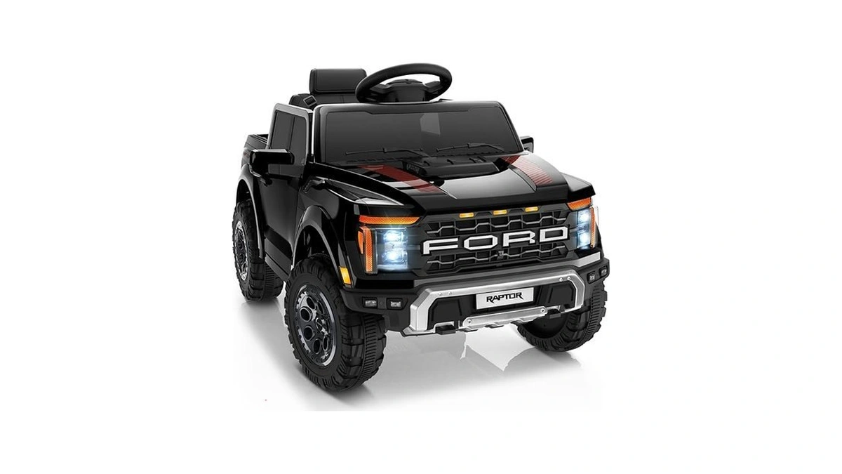 First Ride On 12v Licensed Ford F-150 Raptor Kids Ride