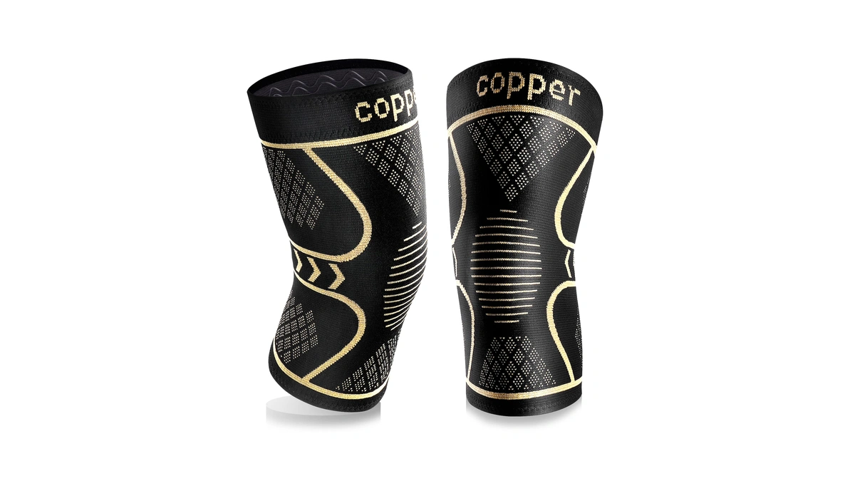 Copper Knee Braces For Women And Men 2 Pack, Knee
