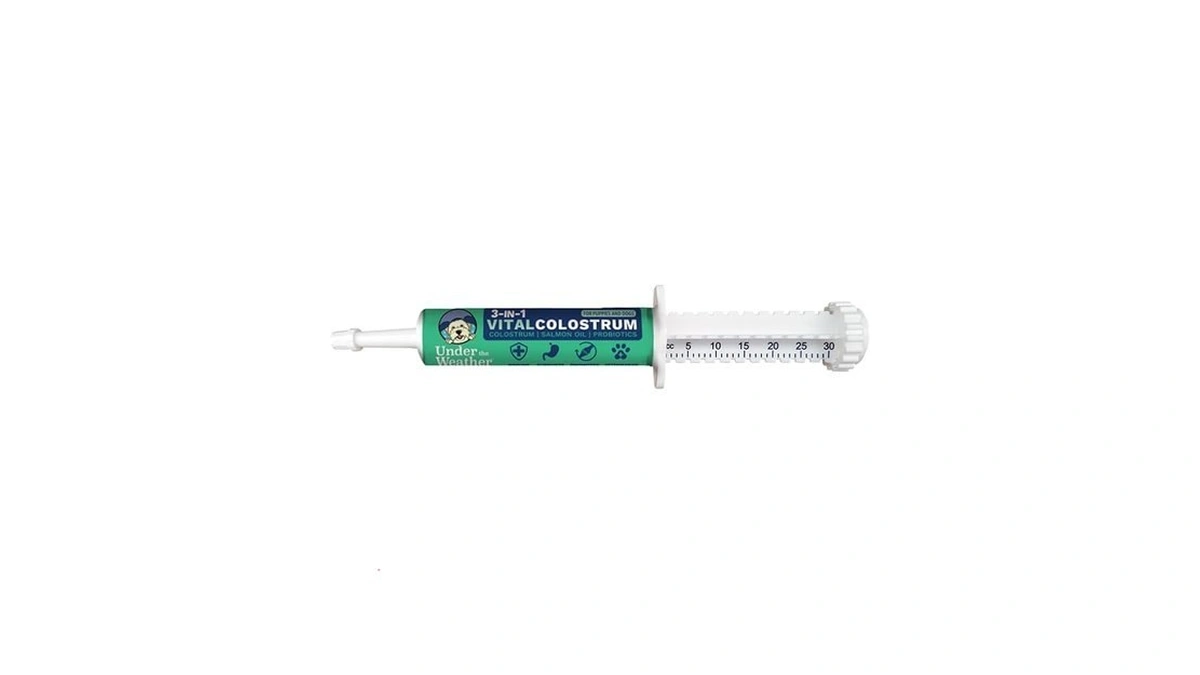 Under The Weather Colostrum Gel For Dogs Immune Support Supplement