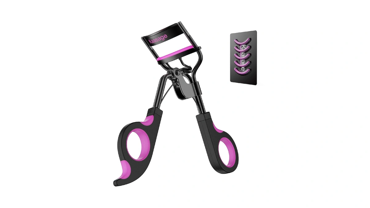 Kaasage Eyelash Curler With Pads, Lash Curler With 5 Extra