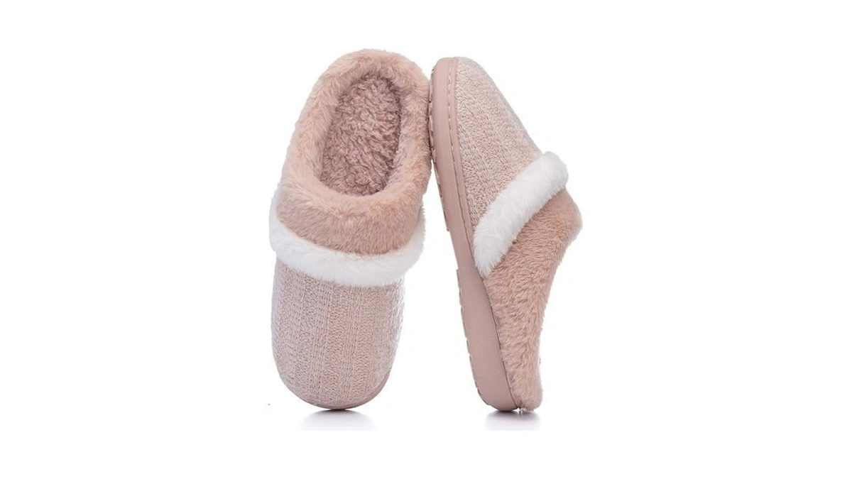 Goewy Fuzzy Slippers For Women Indoor And Outdoor Plush With