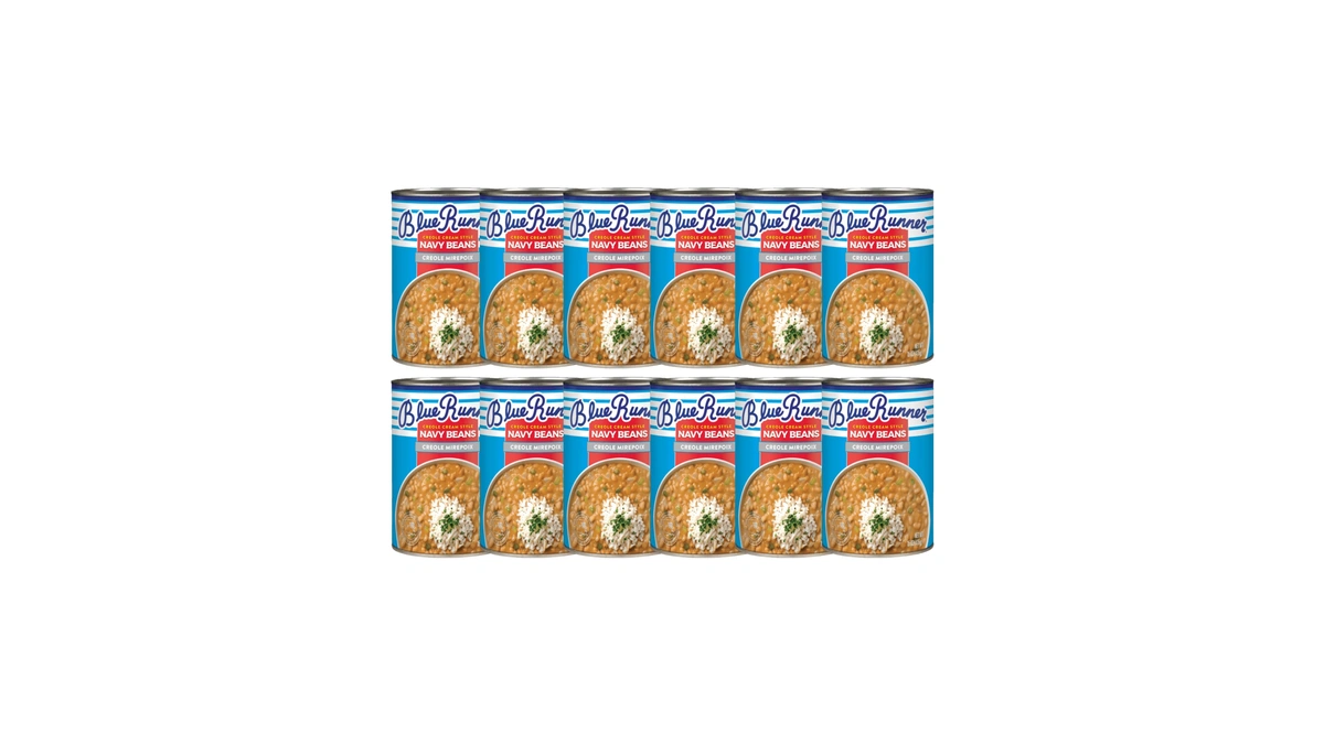 Blue Runner Creole Cream Style Navy Beans With Creole Mirepoix,