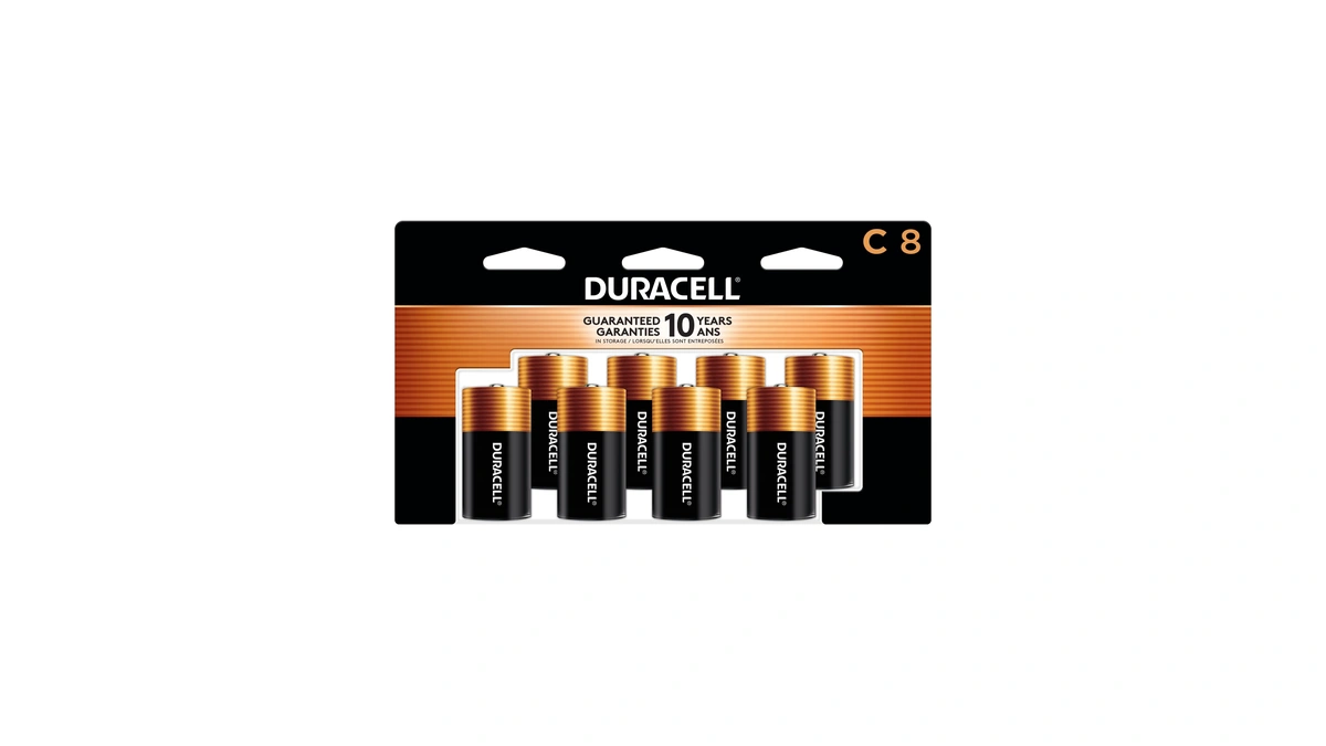 Duracell Coppertop C Batteries, 8 Count (pack Of 1), C