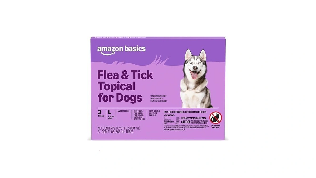 Amazon Basics Flea And Tick Topical Treatment And Prevention For
