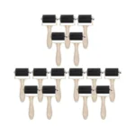 Ciieeo 15 Pcs Printmaking Brayer Rubber Brayer Roller Paint Brush