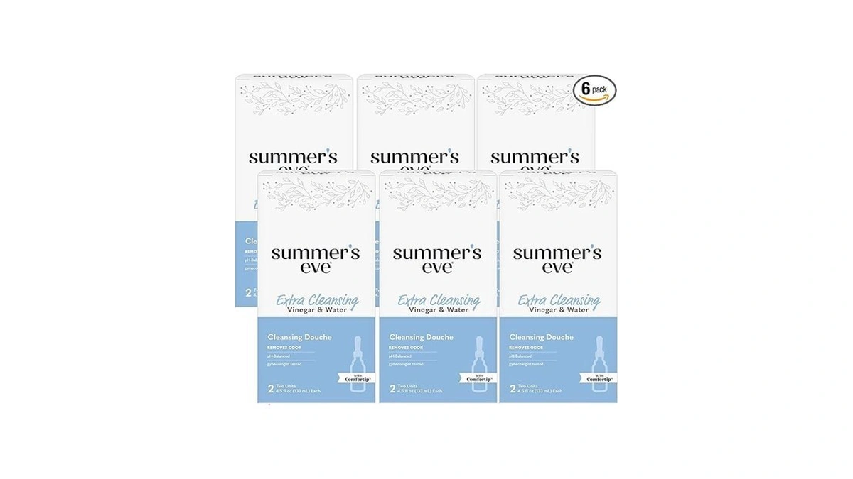 Summer’s Eve Extra Cleansing Vinegar And Water Feminine Cleansing Douche,