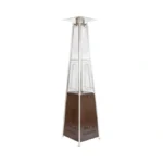 Flash Furniture Outdoor Patio Heater With Wheels - Bronze -