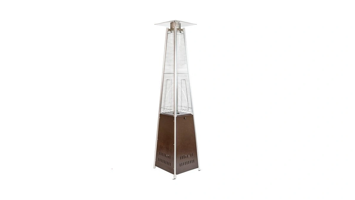 Flash Furniture Outdoor Patio Heater With Wheels - Bronze -