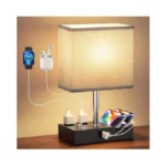Kakanuo Fully Dimmable Nightstand Lamp For Bedroom With Usb C