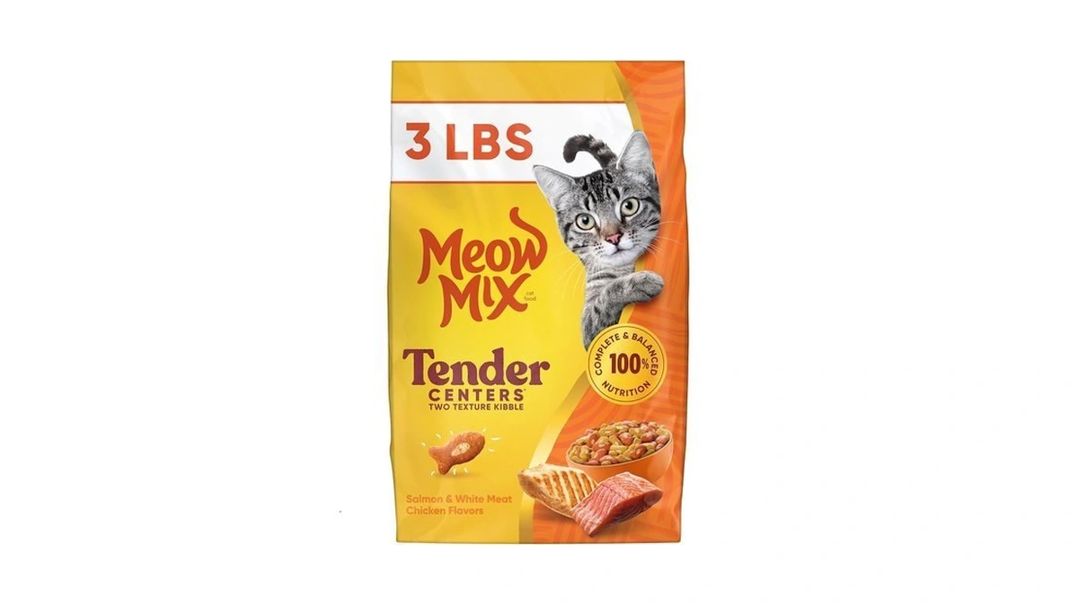 Meow Mix Tender Centers Salmon And Chicken Dry Cat Food
