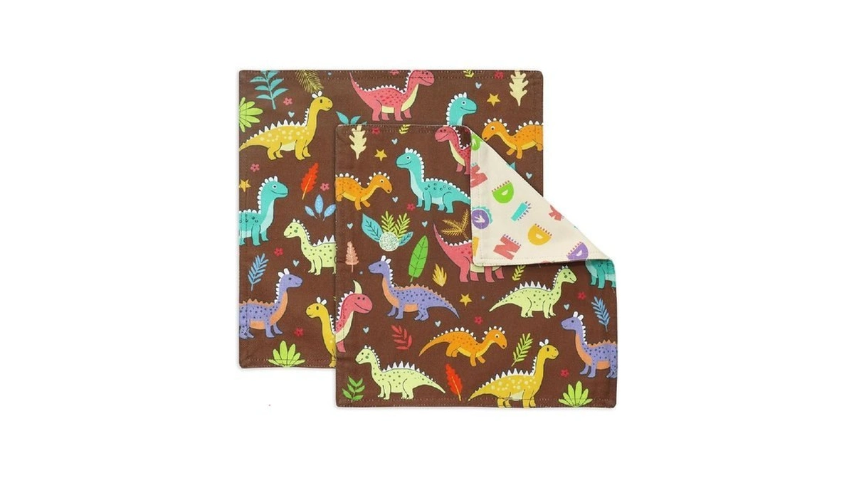 Purpleessences Reusable Cloth Napkins | 12”x12”, 2-ply, Thick, Absorbent, Durable
