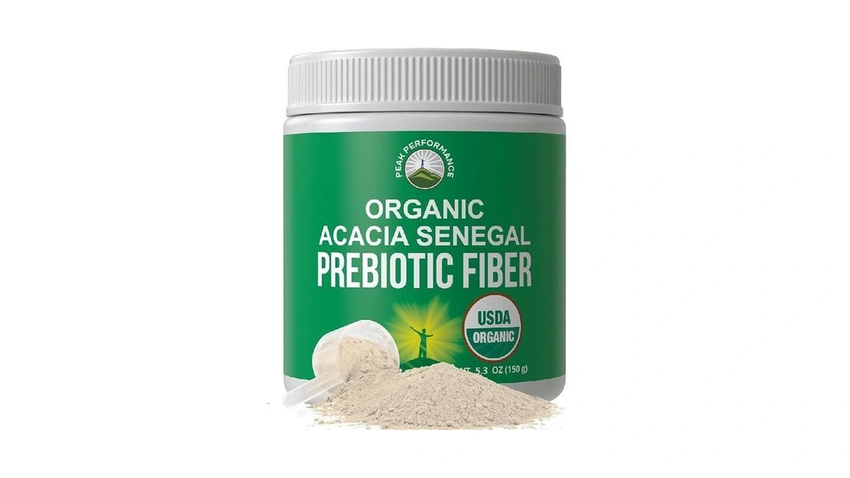 Peak Performance Organic Acacia Senegal Prebiotic Fiber Powder - Unflavored