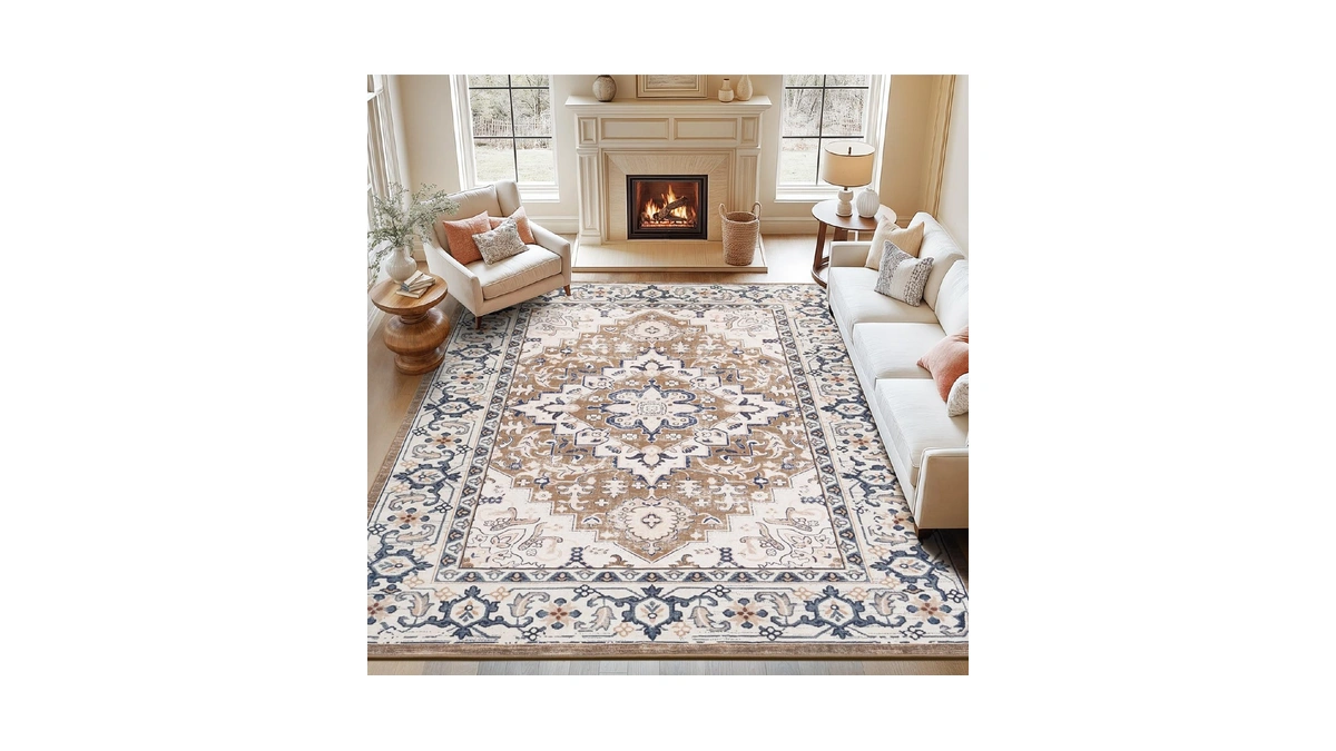Lofus 8x10 Area Rugs For Living Room, Washable Area Rug,