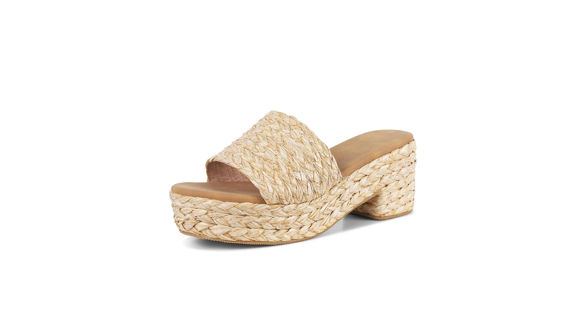 North Oak Platform Sandals Women's Espadrilles Wedge Slides Sandals Open