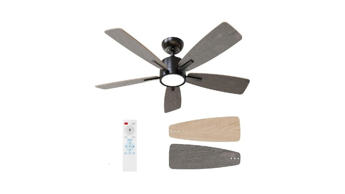 Taloya 42 Inch Ceiling Fans With Lights Led Remote Control