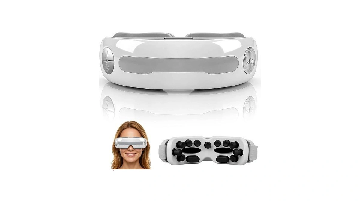 Soffiya Eye Massager With Warm Steam & Vibration – Eye