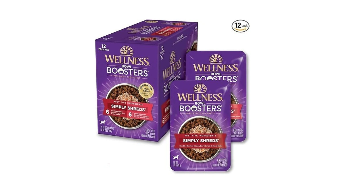 Wellness Bowl Boosters Simply Shreds Variety Pack Wet Dog Food