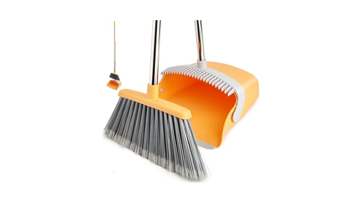 Xxflower Broom And Dustpan Set, Dustpans With Broom Combo For