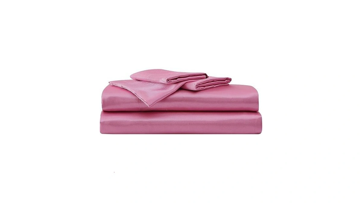 Betsey Johnson - King Bed Sheets, Satin Bedding Set With