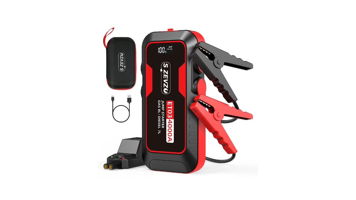 S Zevzo Et03 Car Jump Starter 4000a Jump Starter Battery