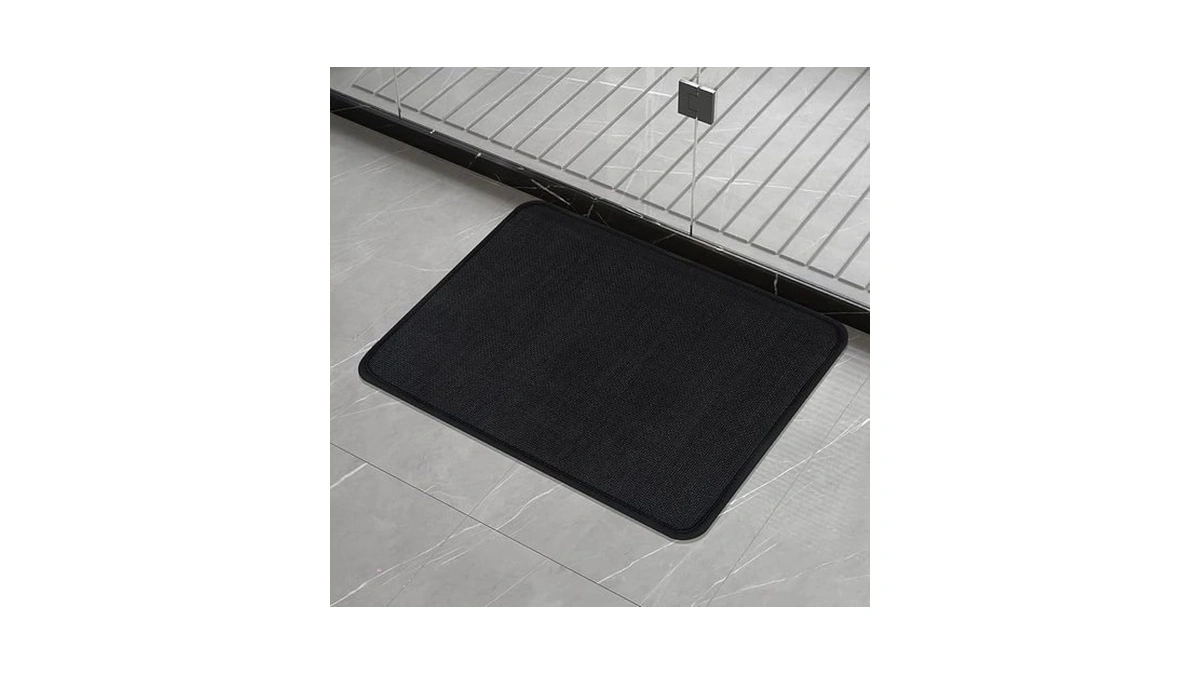 Aufei Bathroom Rug, Non-slip Quick-dry Bath Mat For Shower Tub