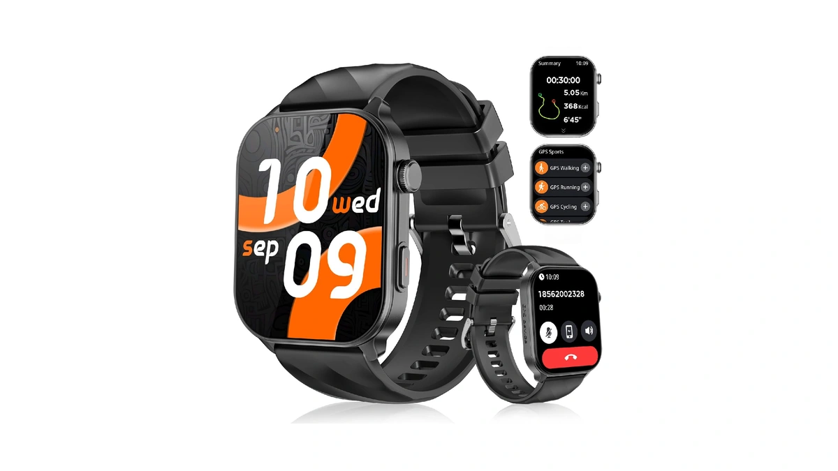 Smart Watch For Men Women With Built-in Gps, Answer/make Calls,