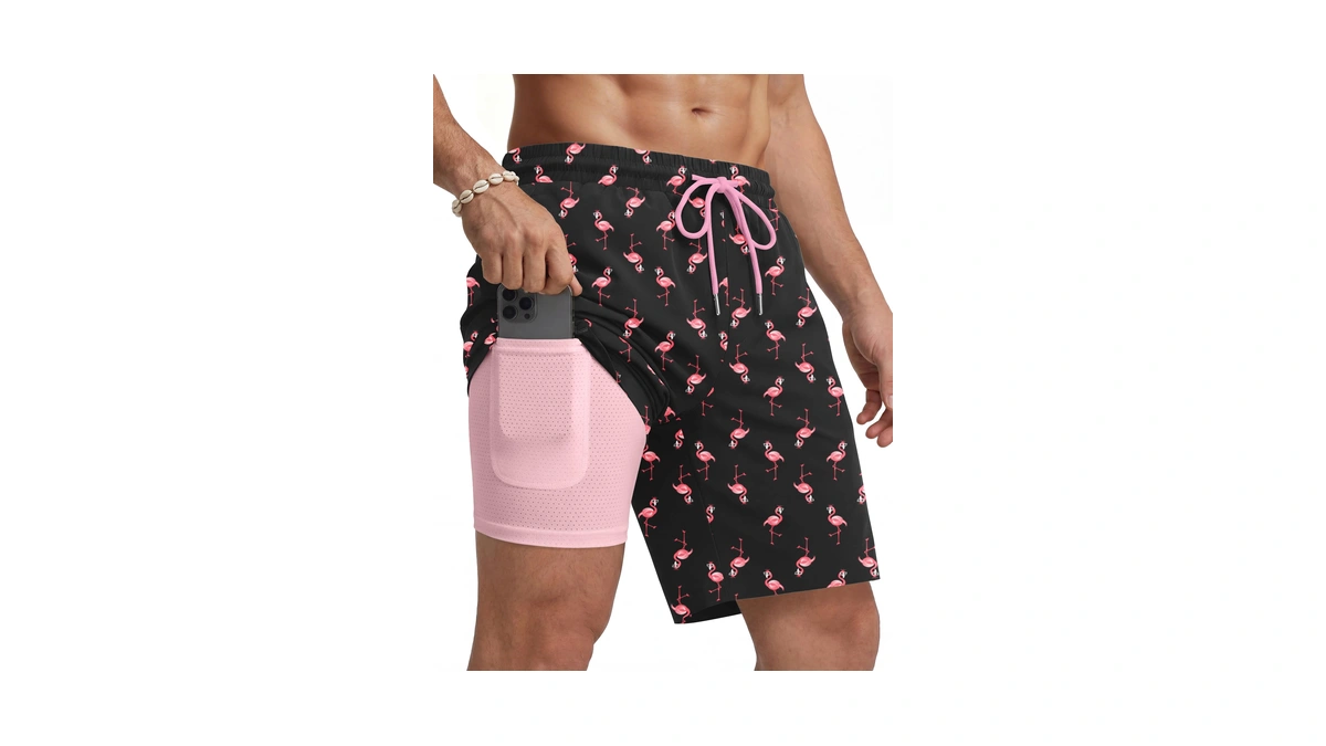 Coofandy Mens Swim Trunks With Compression Liner Cruise Essentials 7