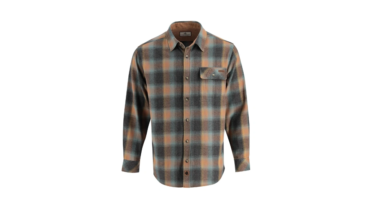 Legendary Whitetails Mens Long Sleeve Button Down 100% Cotton Flannel