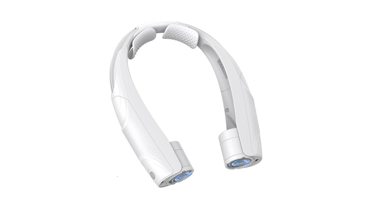 Enituo Neck Fan, 6000mah Usb Rechargeable Hands Free Personal Fan,