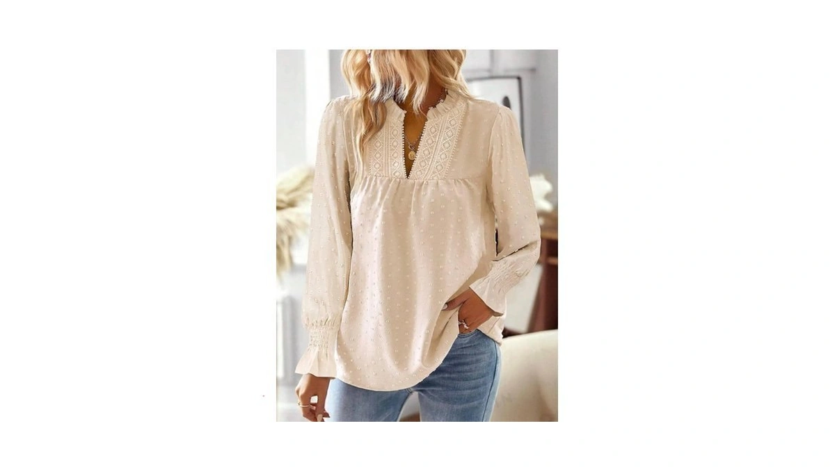 Falechay Womens Spring Tops Sexy V Neck Blouses For Women