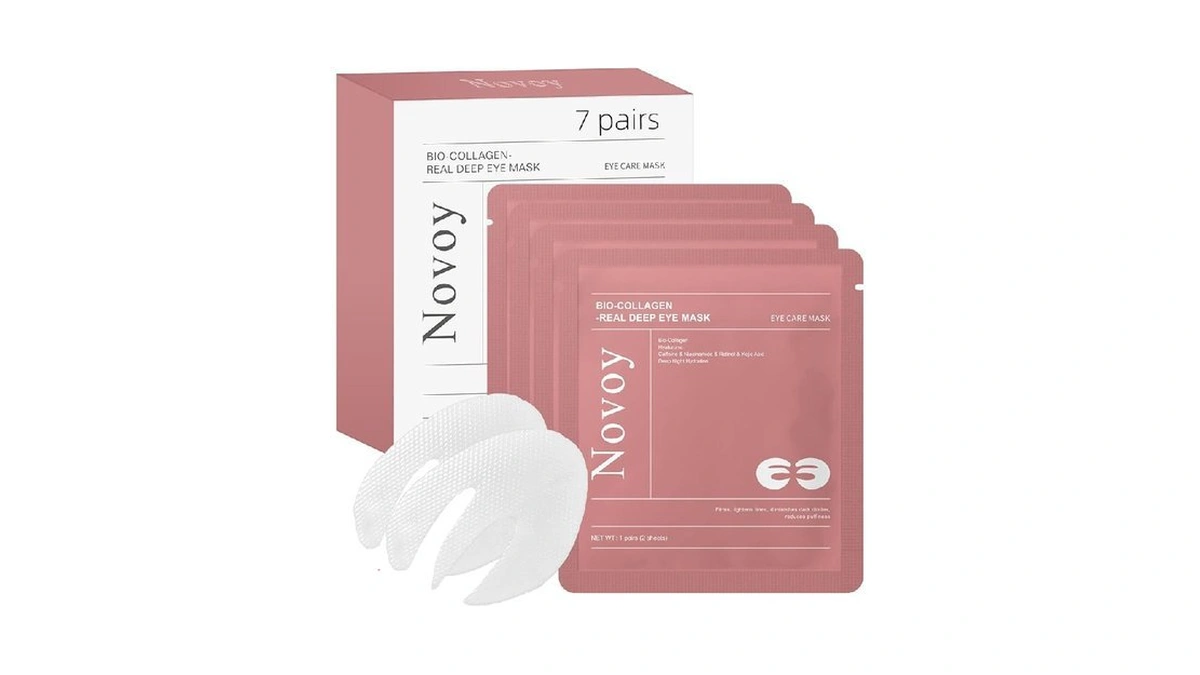 Novoy 7 Pairs Bio-collagen Real Deep Eye Patches - 6-in-1