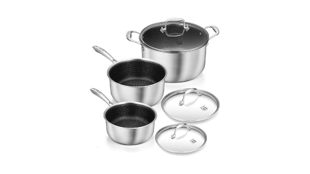 Koch Systeme Cs Triply Stainless Steel Cookware Set 6 Piece,