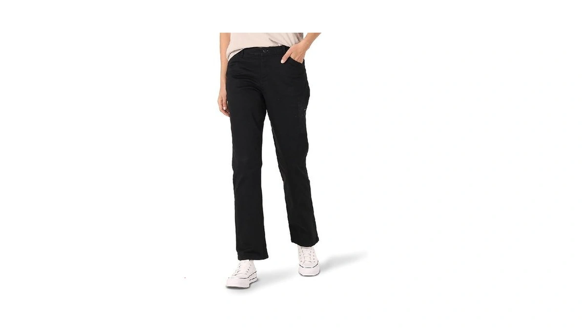 Women's Petite Relaxed Fit All Day Straight Leg Pant, Jet