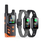 2in1 Wireless Dog Collar Fence System & Correction Collar, Invisible