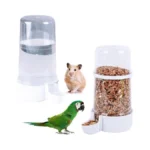 2 Pieces Bird Feeder Water Dispenser, Automatic Bird Feeder And