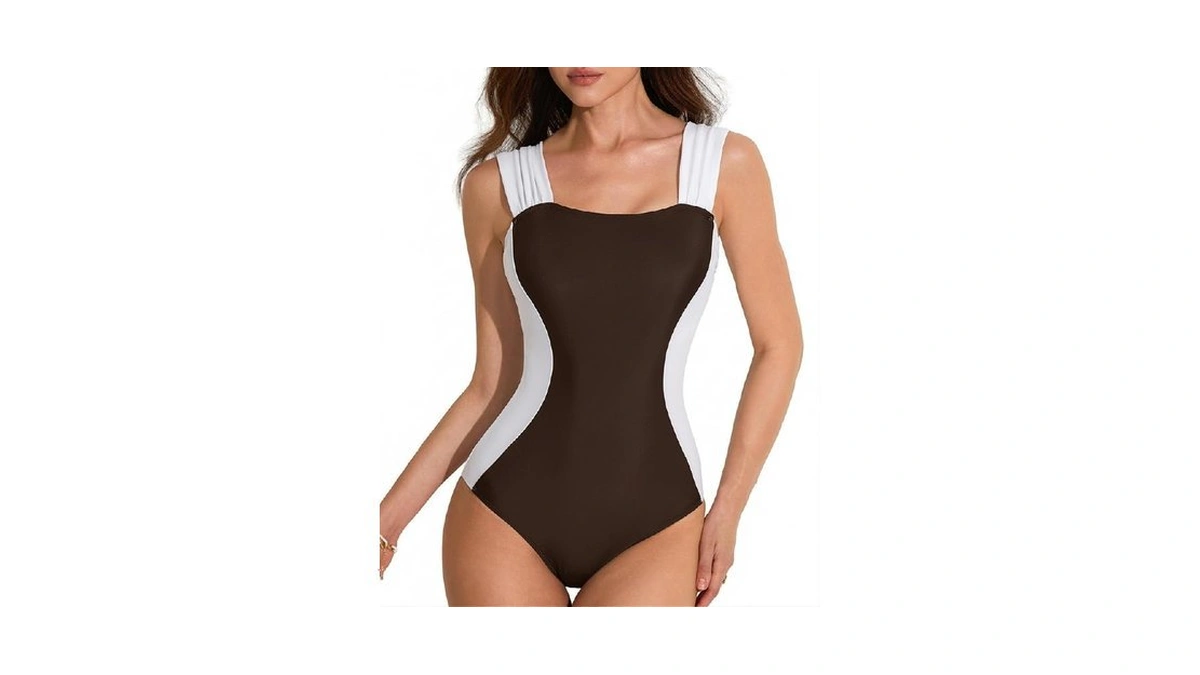 Guagal One Piece Swimsuit For Women Tummy Control Slimming Bathing