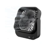Vochigh Portable Magnetic Cruise Fan: 5000mah Rechargeable & Plug-in, 5-speed