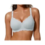 Cocomarts Jelly Bras For Women No Underwire Scalloped Push Up