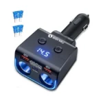 Sonru 180w Cigarette Lighter Splitter, 30w Pd & Dual Qc3.0