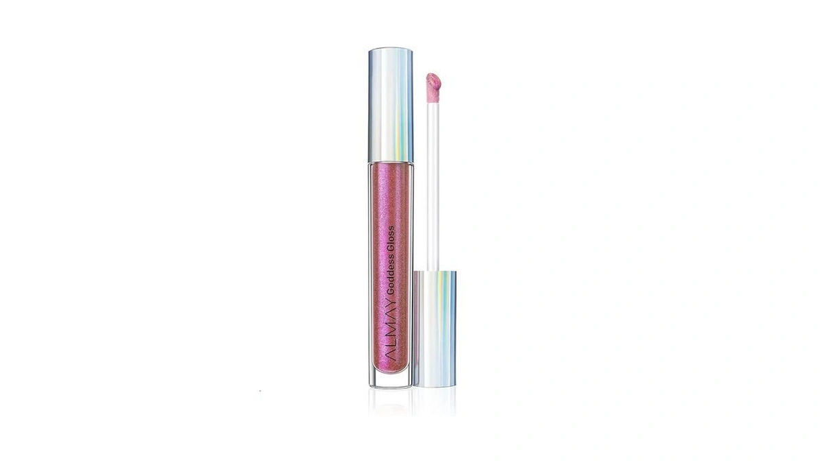 Almay Lip Gloss, Non-sticky Lip Makeup, Holographic Glitter Finish, Hypoallergenic,