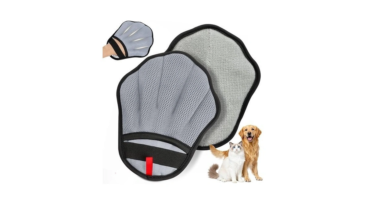 Palirs Pet Hair Removal Glove, Electrostatic Pet Hair Remover Glove
