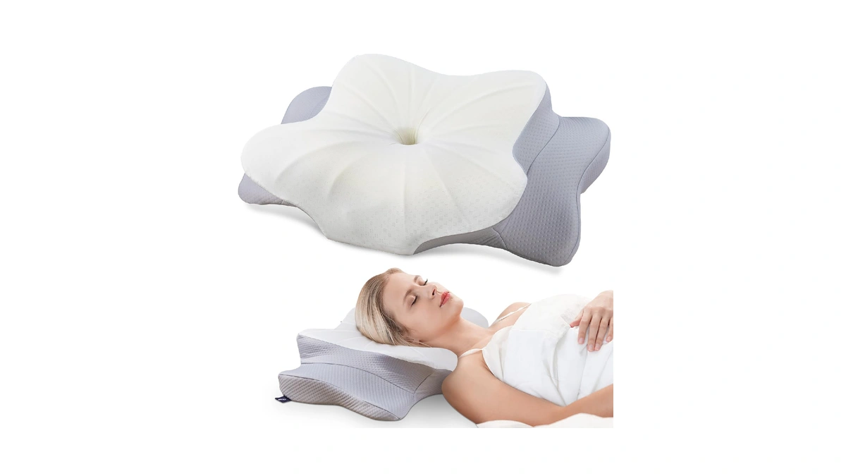 Donama Cervical Pillow For Neck And Shoulder,contour Memory Foam Pillow,ergonomic