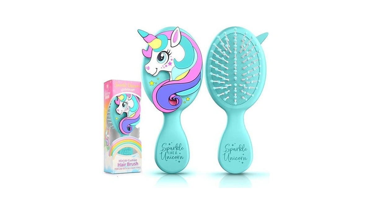 Sparkle Unicorn Toddler Hair Brush For Toddler Boys & Kids